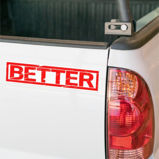 Betere stempel bumpersticker (Op Truck)