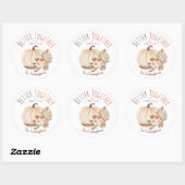 Betere Thanksgiving van de pompoen Ronde Sticker (Vel)