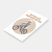 Betere tijd dan dood op tijd - slanker ontwerp post-it® notes (Schuin)