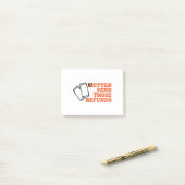 Betere verzending van deze restituties post-it® notes (Op bureau)