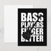Betere vingers voor spelers bedankkaart (Voorkant / Achterkant)