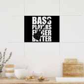 Betere vingers voor spelers poster (Keuken)