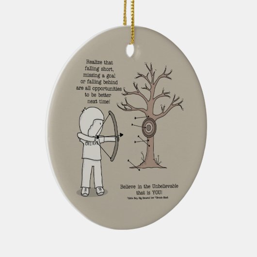 Betere volgende keer keramisch ornament (Rechts)