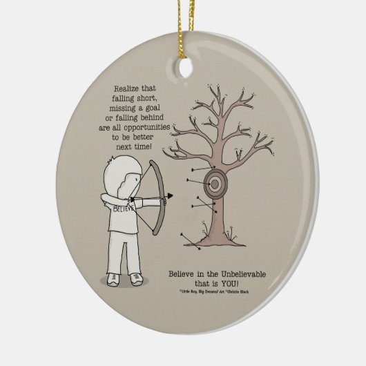 Betere volgende keer keramisch ornament (Links)