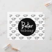 Beterschaap. Beterschap Wenskaarten. Kaart (Voorkant / Achterkant in situ)