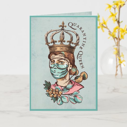 Beterschap | Aanmoediging | Covid 19 Corona-virus Kaart (Gele Bloem)