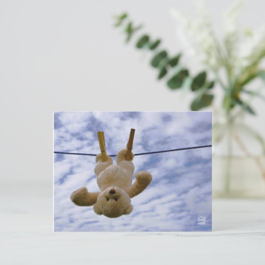 Beterschap en een dikke knuffel. briefkaart (Staand voorkant)