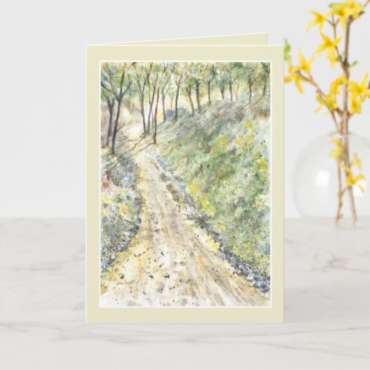 Beterschap Gewenst Snelle Herstel Kaart (Gele Bloem)