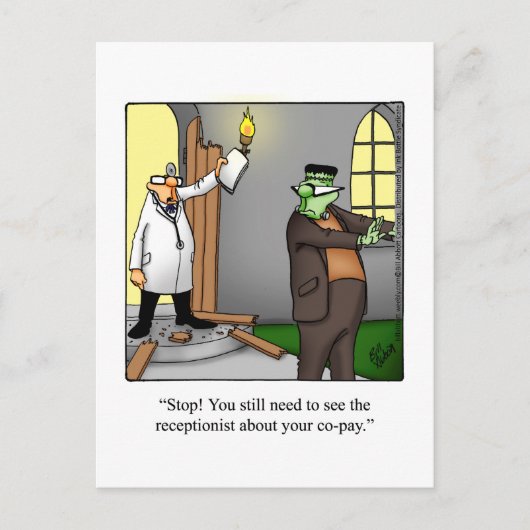 Beterschap Humor Ansichtkaart "Spectickles' Briefkaart (Voorkant)