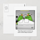 Beterschap Humoristische Ansichtkaart Briefkaart (Voorkant / Achterkant)