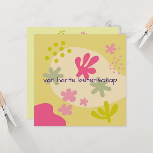 beterschap kaart (Voorkant / Achterkant in situ)