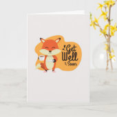 Beterschap Leuk Vos Kaarten (Gele Bloem)