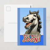 beterschap paard briefkaart (Voorkant / Achterkant)