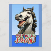 beterschap paard briefkaart (Voorkant)