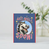 beterschap paard briefkaart (Staand voorkant)