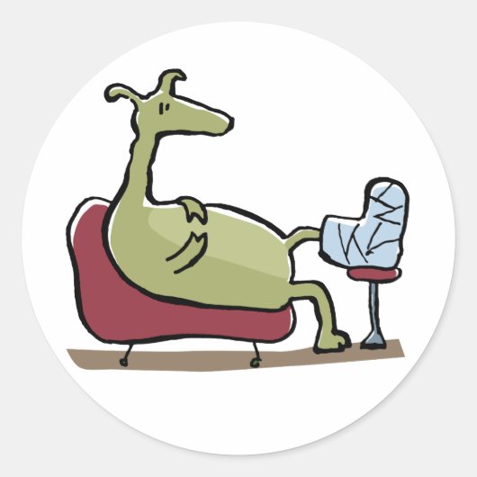 Beterschap Ronde Sticker (Voorkant)