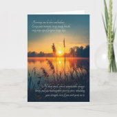 Beterschap Sentimentele Zonsondergang boven het Me Kaart (Voorkant)
