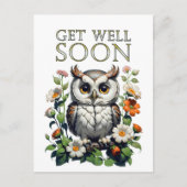 beterschap uil briefkaart (Voorkant)