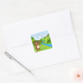 Beterschap van Mijlen Verwijderd Persoonlijk Vierkante Sticker (Envelop)