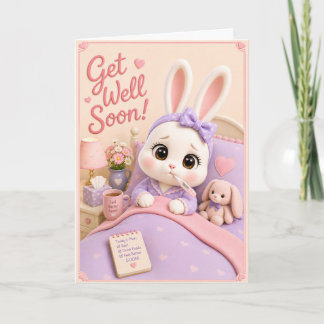 Beterschap, voor Mochi van de Baby Bun Buns Kaart