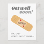 Beterschap Vrienden Ansichtkaart Briefkaart (Voorkant)