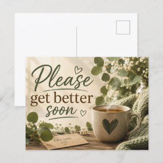 Beterschap Wenskaart – Warm & Cozy Briefkaart