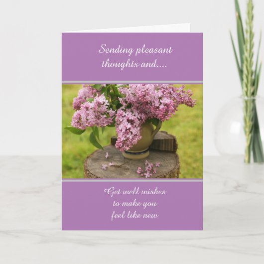 Beterwens Vouwde Wenskaart Kaart (Voorkant)