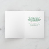 Beteugeling Van Ons Beiden Witte Calla's Kaart (Binnen)