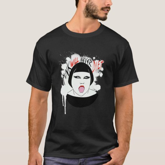 Beth Ditto - punk will never diet  T-shirt (Voorkant)