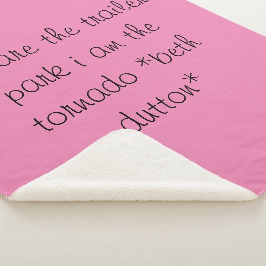 beth dutton citaat sherpa deken (3/4)