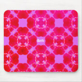 BETH ~ Retro Fractal Pattern ~ Persoonlijk ~ Muismat (Voorkant)
