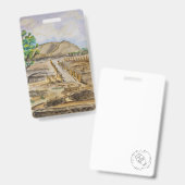 Beth Shean Bagage Label Badge (Voor- en achterkant)