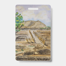 Beth Shean Bagage Label