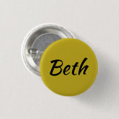 Beth van Orphan Black tv show kalligrafie Ronde Button 3,2 Cm (Voorkant /achterkant)