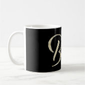 Beth white gold Handwriting Tasse Kaffeetasse Koffiemok (Links)