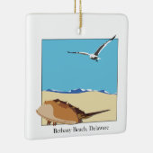 Bethany Beach, DE Hoefijzer Krab Zee Gull Beach Keramisch Ornament (Rechts)