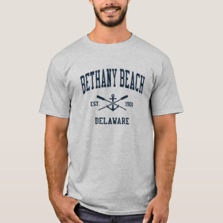 Bethany Beach DE Marine gekruist Oars & Ancho T-shirt