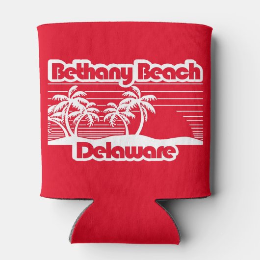 Bethany Beach Delaware Blikjeskoeler (Achterkant)