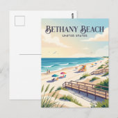 Bethany Beach Delaware Briefkaart (Voorkant / Achterkant)