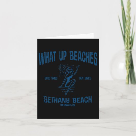 Bethany Beach Delaware De Funny Stranden Te Kaart (Voorkant)