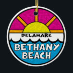 Bethany Beach Delaware Keramisch Ornament<br><div class="desc">Bethany Beach Delaware</div>