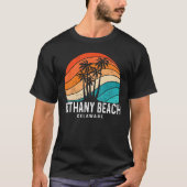 Bethany Beach Delaware Palm Tree Beach Souvenir T-shirt (Voorkant)