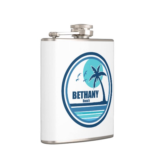 Bethany Beach Delaware Palm Tree Vogels Heupfles (Rechts)