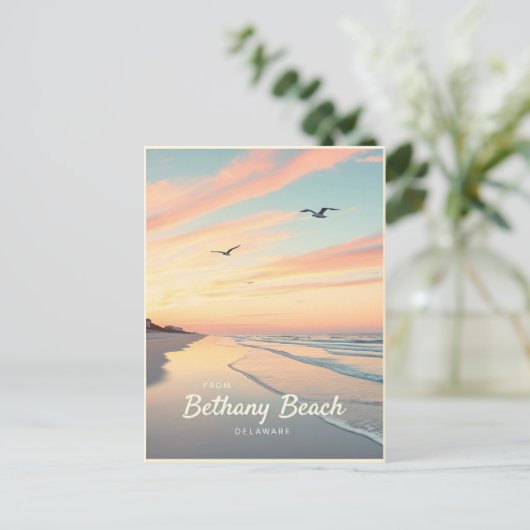 Bethany Beach, Delaware – Quiet Beachscapes Briefkaart (Staand voorkant)
