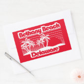 Bethany Beach Delaware Rechthoekige Sticker (Envelop)
