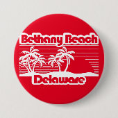 Bethany Beach Delaware Ronde Button 7,6 Cm (Voorkant)