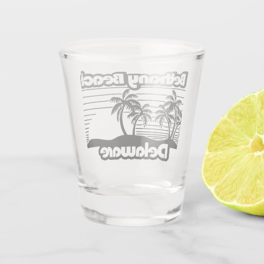 Bethany Beach Delaware Shot Glas (Achterkant)