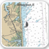 Bethany Beach Delaware Sticker (Voorkant)