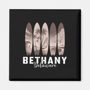 Bethany Beach Delaware Surfplank Mannen Vrouwen Su Magneet