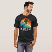 Bethany Beach Delaware tropische strand palmboom d T-shirt (Voorkant volledig)